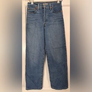 Levi's Blue Straight Leg Women's Pants